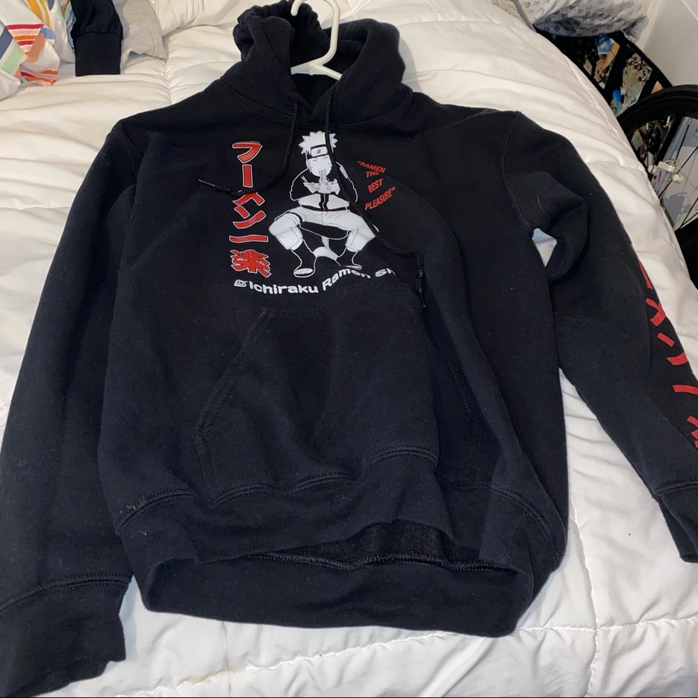 Naruto shippuden hoodie, gently used, really warm